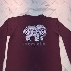 Ivory Ella Elephant Longsleve Tee